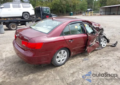 2009 Hyundai Sonata Gls из США, поврежденный, VIN 5NPET46C69H522749